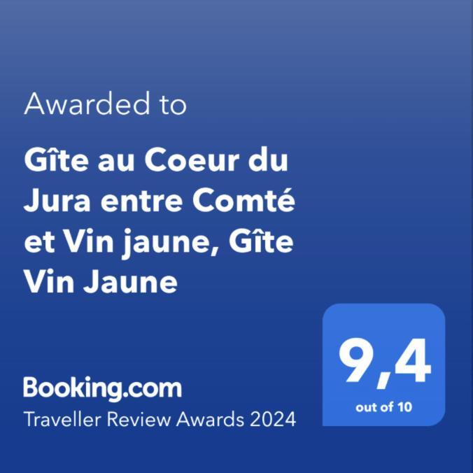 Gite Au Coeur Du Jura Entre Comte Et Vin Jaune, Gite Vin Jaune Chamole エクステリア 写真